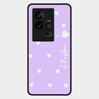 Be Loved Customized Glass Case Cover Purple For Iqoo 11 5G