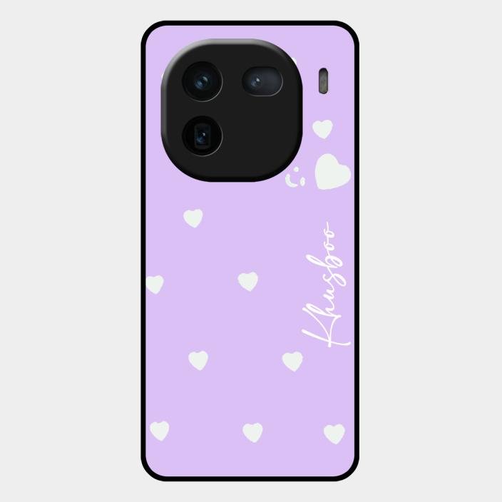 Be Loved Customized Glass Case Cover Purple For Iqoo 12 5G