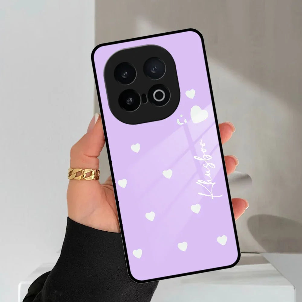 Be Loved Customized Glass Case Cover Purple For iQOO - ShopOnCliQ