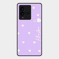 Be Loved Customized Glass Case Cover Purple For Iqoo 9T 5G