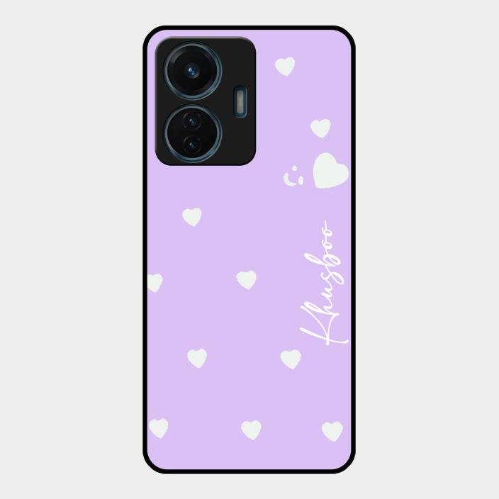Be Loved Customized Glass Case Cover Purple For Iqoo Z6 Lite 5G