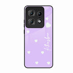 Be Loved Customized Glass Case Cover Purple For Motorola Edge 50 Pro