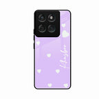 Be Loved Customized Glass Case Cover Purple For Motorola Edge 60 5G