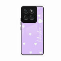 Be Loved Customized Glass Case Cover Purple For Motorola Edge 60 Fusion 5G