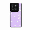 Be Loved Customized Glass Case Cover Purple For Motorola Edge 60 Pro 5G