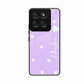 Be Loved Customized Glass Case Cover Purple For Motorola Edge 70 5G