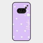 Be Loved Customized Glass Case Cover Purple For Nothing Phone 2A 5G