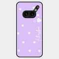 Be Loved Customized Glass Case Cover Purple For Nothing Phone 2A Plus