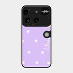 Be Loved Customized Glass Case Cover Purple For Nothing Phone 3 5G