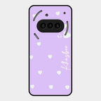 Be Loved Customized Glass Case Cover Purple For Nothing Phone 3A 5G