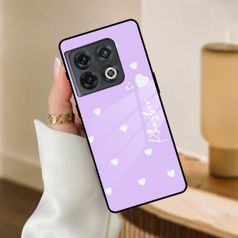 Be Loved Customized Glass Case Cover Purple For Oneplus - ShopOnCliQ