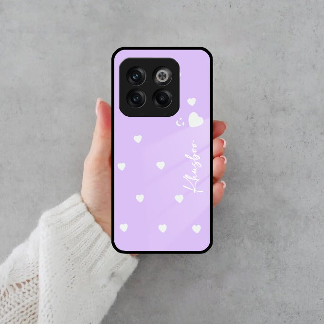 Be Loved Customized Glass Case Cover Purple For Oneplus - ShopOnCliQ