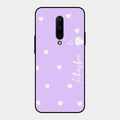 Be Loved Customized Glass Case Cover Purple For Oneplus 7 Pro