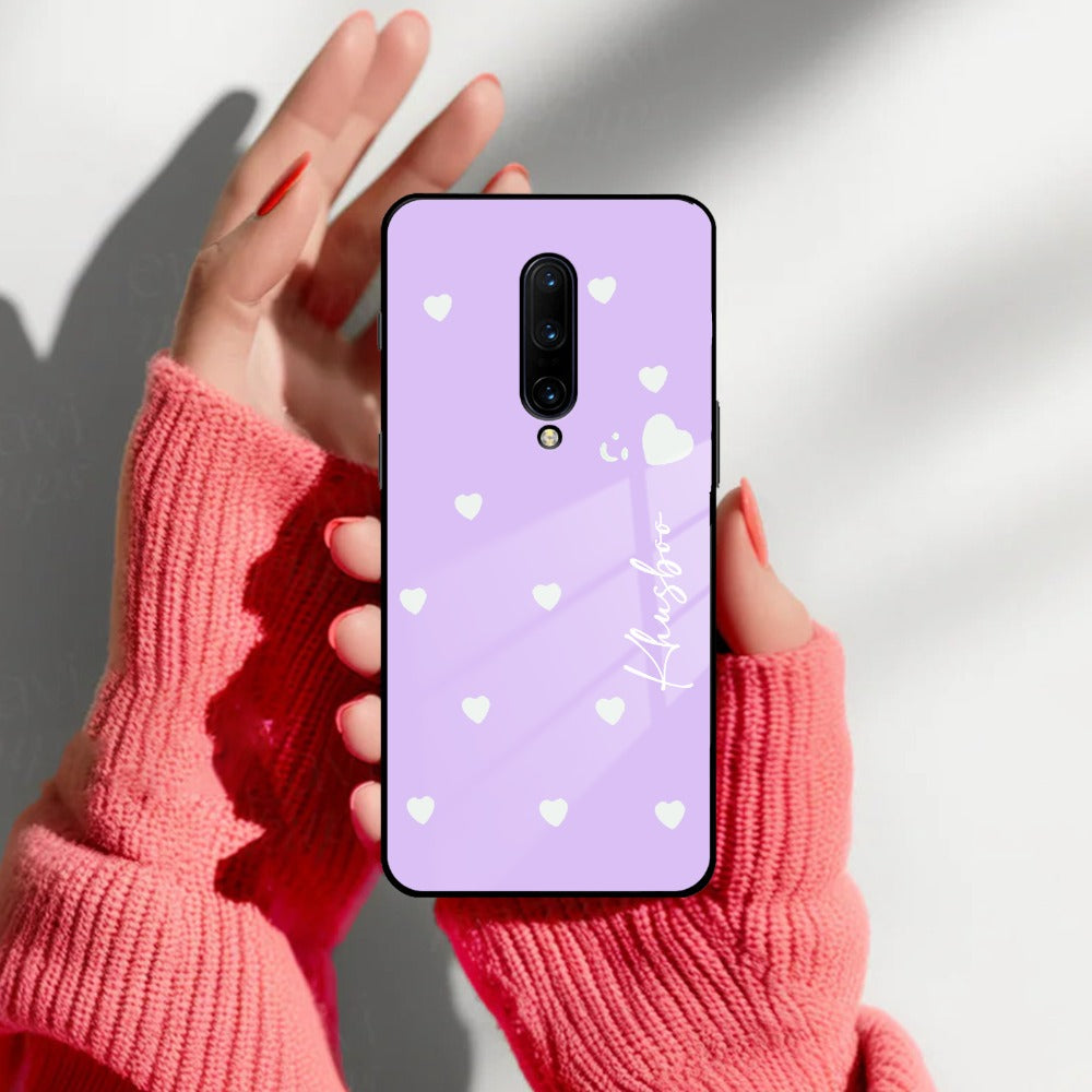 Be Loved Customized Glass Case Cover Purple For Oneplus - ShopOnCliQ
