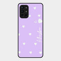Be Loved Customized Glass Case Cover Purple For Oneplus 9R 5G