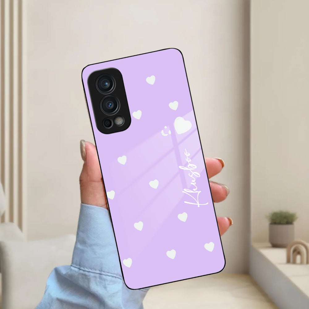 Be Loved Customized Glass Case Cover Purple For Oneplus - ShopOnCliQ