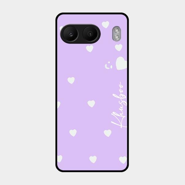 Be Loved Customized Glass Case Cover Purple For Oneplus Nord 4 5G