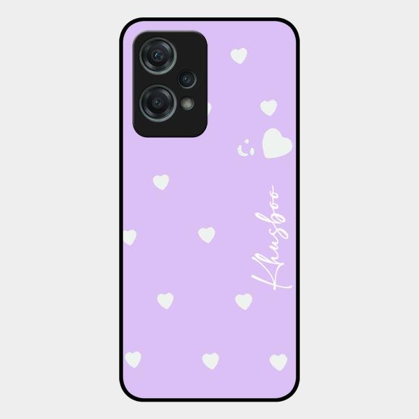 Be Loved Customized Glass Case Cover Purple For Oneplus Nord Ce 2 Lite 5G