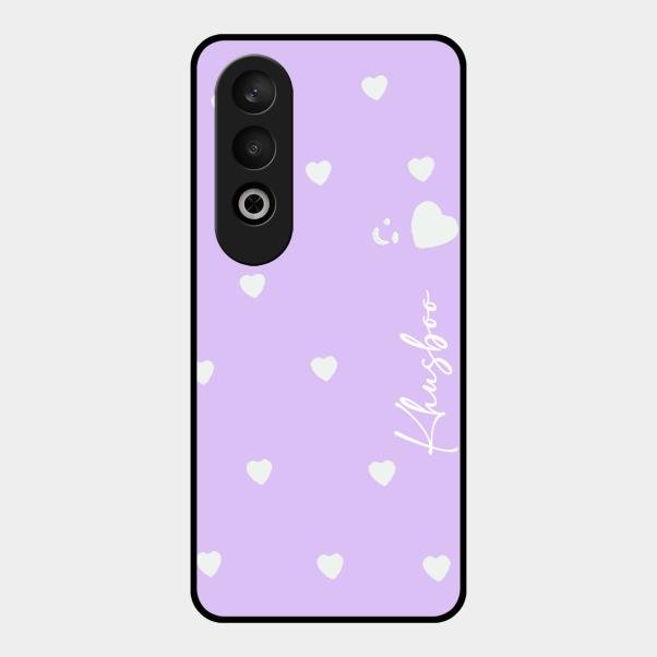 Be Loved Customized Glass Case Cover Purple For Oneplus Nord Ce 4 5G