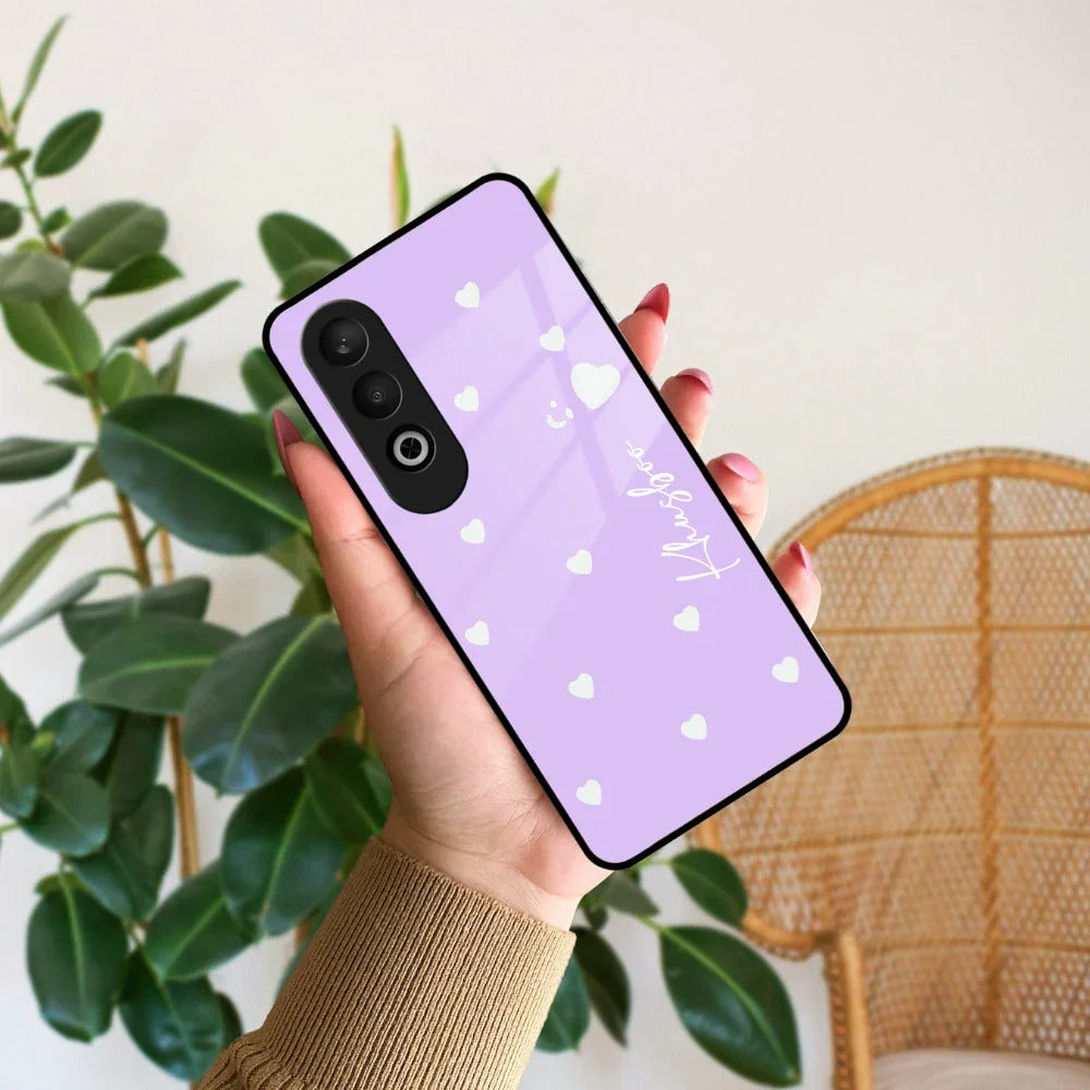 Be Loved Customized Glass Case Cover Purple For Oneplus - ShopOnCliQ