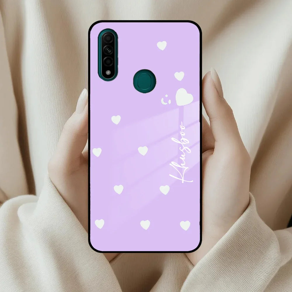 Be Loved Customized Glass Case Cover Purple For Oppo - ShopOnCliQ
