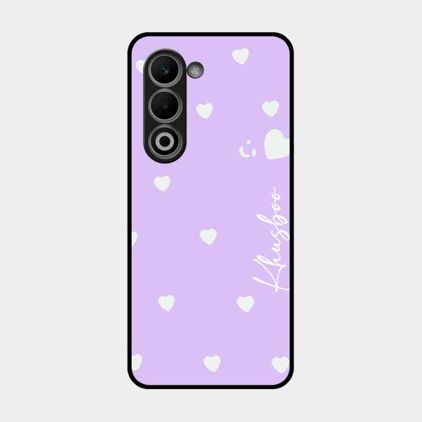 Be Loved Customized Glass Case Cover Purple For Oppo A5 5G