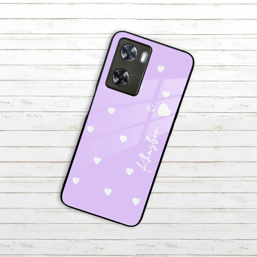 Be Loved Customized Glass Case Cover Purple For Oppo - ShopOnCliQ