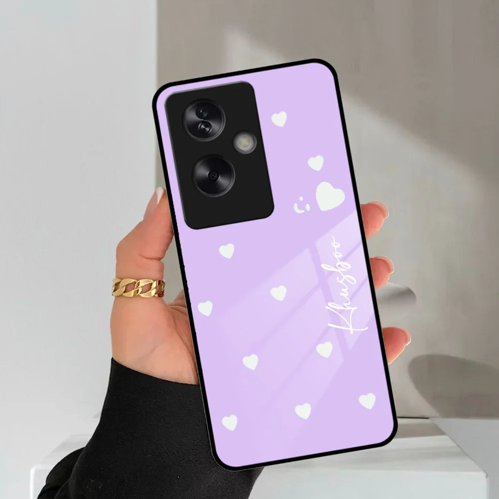 Be Loved Customized Glass Case Cover Purple For Oppo - ShopOnCliQ