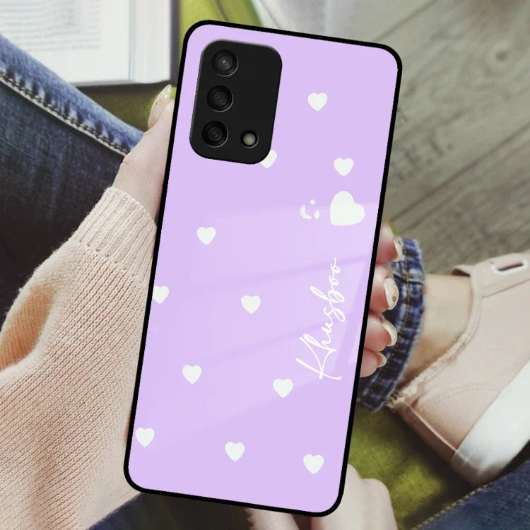 Be Loved Customized Glass Case Cover Purple For Oppo - ShopOnCliQ