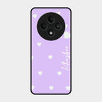Be Loved Customized Glass Case Cover Purple For Oppo F27 5G