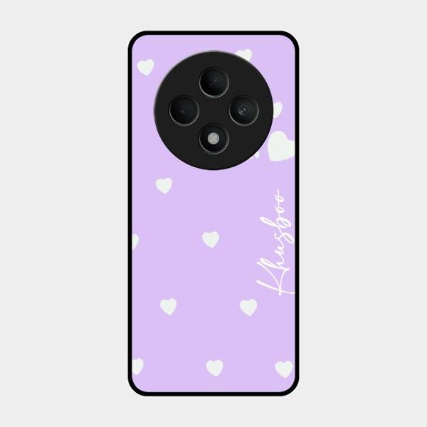 Be Loved Customized Glass Case Cover Purple For Oppo F27 5G