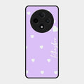 Be Loved Customized Glass Case Cover Purple For Oppo F27 Pro Plus 5G
