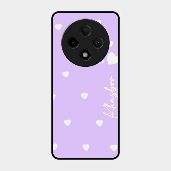 Be Loved Customized Glass Case Cover Purple For Oppo F27 Pro Plus 5G