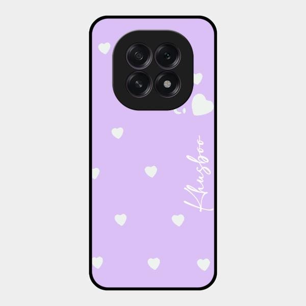 Be Loved Customized Glass Case Cover Purple For Oppo F29 5G