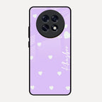 Be Loved Customized Glass Case Cover Purple For Oppo F31 Pro Plus 5G