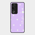 Be Loved Customized Glass Case Cover Purple For Oppo K12X 5G