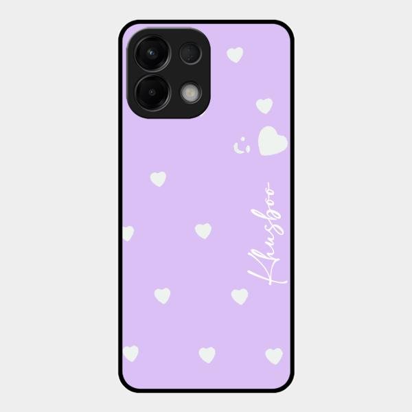 Be Loved Customized Glass Case Cover Purple For Oppo K13 5G
