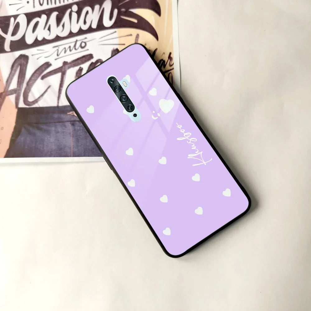 Be Loved Customized Glass Case Cover Purple For Oppo - ShopOnCliQ