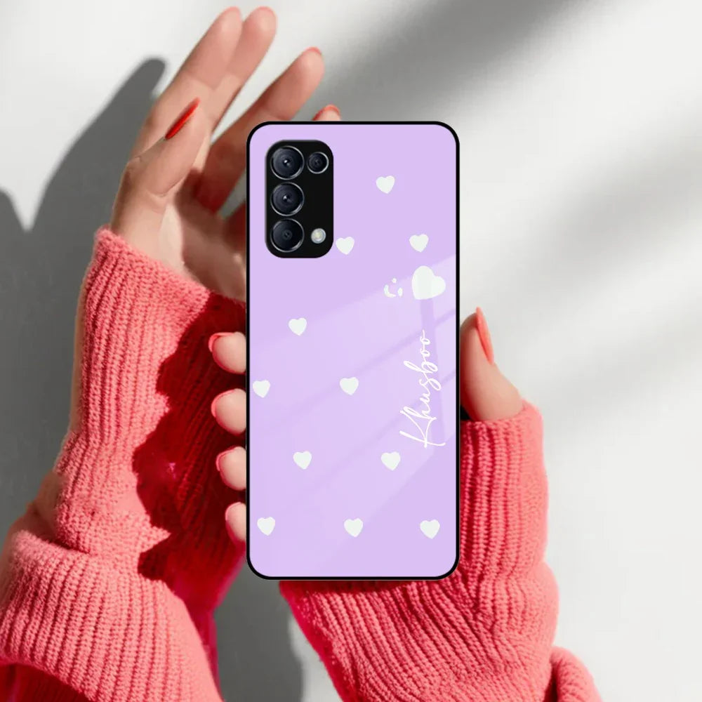 Be Loved Customized Glass Case Cover Purple For Oppo - ShopOnCliQ