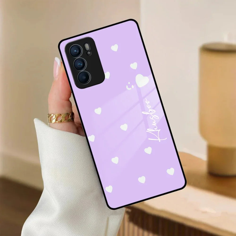 Be Loved Customized Glass Case Cover Purple For Oppo - ShopOnCliQ