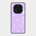 Be Loved Customized Glass Case Cover Purple For Poco X7 5G
