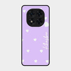 Be Loved Customized Glass Case Cover Purple For Poco X7 5G