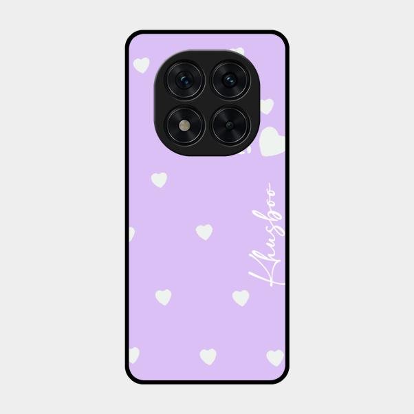 Be Loved Customized Glass Case Cover Purple For Poco X7 5G