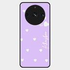 Be Loved Customized Glass Case Cover Purple For Realme 11 Pro Plus 5G