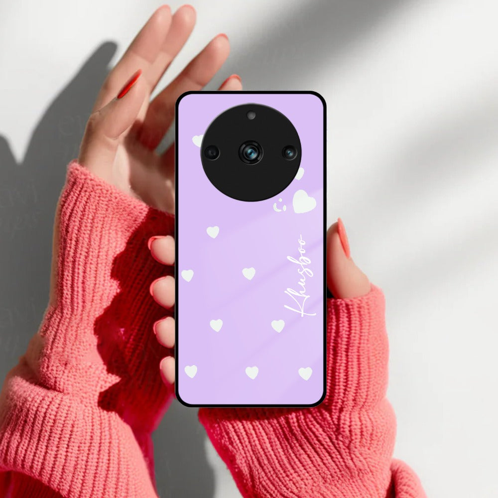 Be Loved Customized Glass Case Cover Purple For Realme/Narzo - ShopOnCliQ