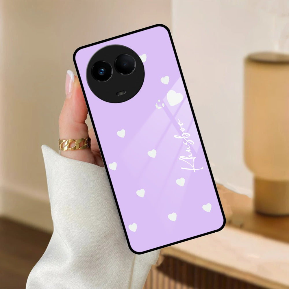 Be Loved Customized Glass Case Cover Purple For Realme/Narzo - ShopOnCliQ