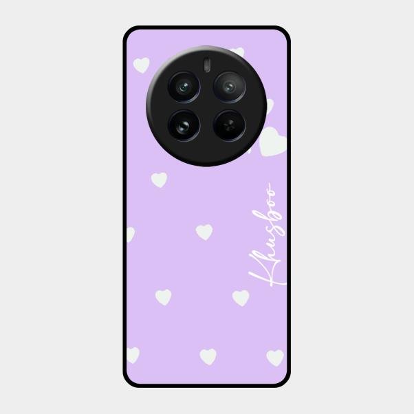 Be Loved Customized Glass Case Cover Purple For Realme 12 Pro 5G