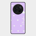 Be Loved Customized Glass Case Cover Purple For Realme 12 Pro Plus 5G