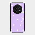 Be Loved Customized Glass Case Cover Purple For Realme 13 Plus 5G