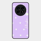 Be Loved Customized Glass Case Cover Purple For Realme 13 Pro Plus 5G
